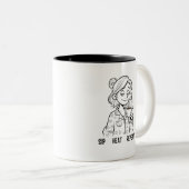 面白い皮肉なマママグ ツートーンマグカップ (正面右)