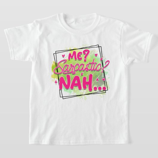面白い皮肉なワードアートの女性たち Tシャツ (レイダウン)