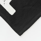 面白い皮肉な名言 モチベーション 私はここにいる フリースブランケット (角)