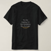 面白い皮肉な引用の黒いTシャツ