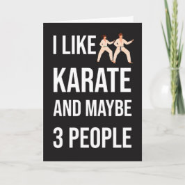 面白い皮肉な空手カード武術家 カード