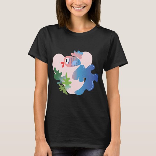 面白い皮肉な釣り人デザイン 釣り好き Tシャツ (正面)