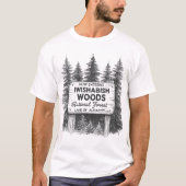 面白い皮肉なTシャツ、今Iwishabishに入ります Tシャツ (正面)