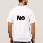 面白い皮肉Tシャツ Tシャツ (裏面)