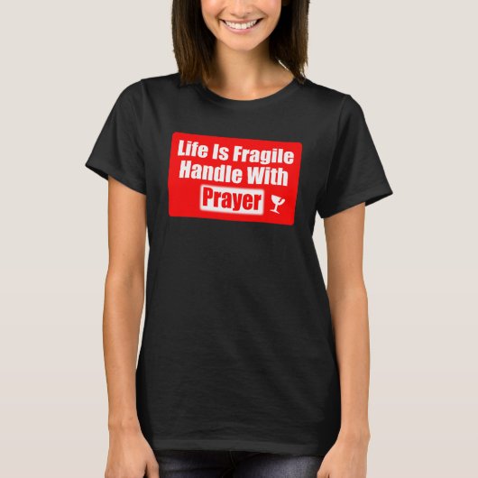 面白い祈り Tシャツ (正面)