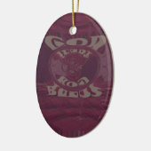 面白い神様ケニアを祝福して ハクナマタタ キリン最高 セラミックオーナメント (左)