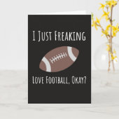 面白い秋のサッカーファンカード恋人プレーヤー カード (黄色い花)