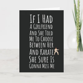 面白い空手の男性カード武術彼のため少年 カード