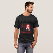 面白い空手女子武道トレーニング Tシャツ (正面フル)