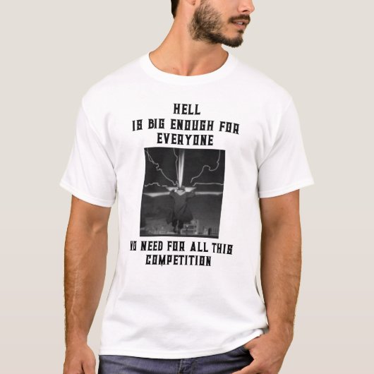 面白い競争 Tシャツ (正面)