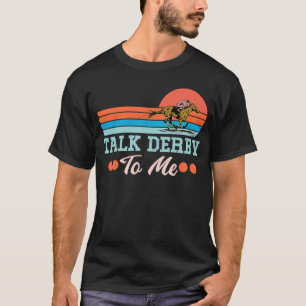 面白い競馬ダービー馬賭けレース馬 Tシャツ