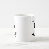 面白い紅茶が私のバレンタイン コーヒーマグカップ (中央)