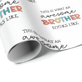 面白い素晴らしい兄 | 世界で最高の兄へのプレゼント ラッピングペーパー (ロールコーナー)