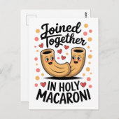 面白い結婚式 結婚 婚約 ポストカード (正面/裏面)