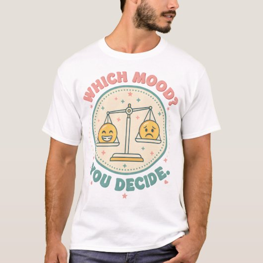 面白い絵文字のスケールTシャツ Tシャツ (正面)