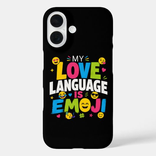 面白い絵文字好きのためのiPhone 16ケース Case-Mate iPhoneケース (裏面)