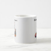 面白い編み物マグカップ 超能力猫 コーヒーマグカップ (中央)