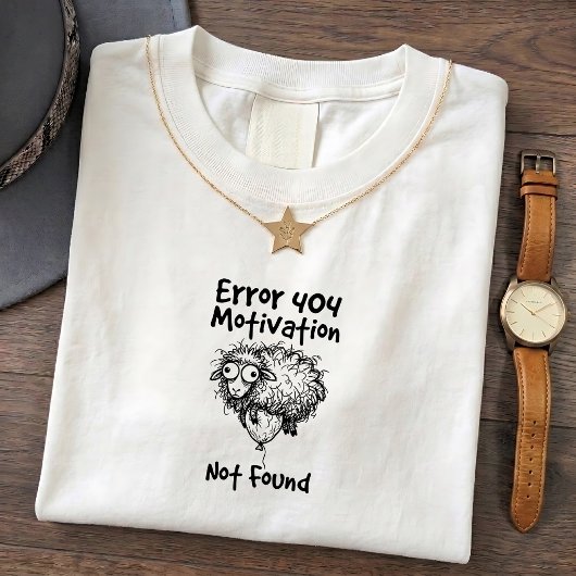 面白い羊のミームTシャツ Tシャツ