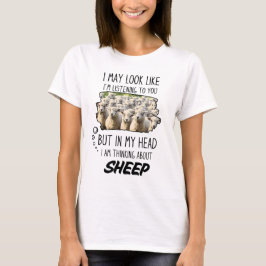 面白い羊好き Tシャツ