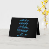 面白い義娘へ 私の愛する義娘へ カード (黄色い花)