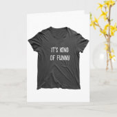 面白い老齢の名言Tシャツ カード (黄色い花)