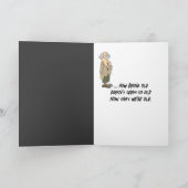 面白い老齢の引用がプリントされたTシャツ カード (内部)