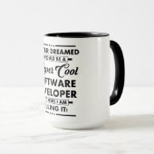 面白い職業/プロフェッション 超かっこいいデveloper マグカップ (正面右)