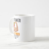面白い腹筋エクササイズ フレンチフライ 筋肉形成 ボ コーヒーマグカップ (正面左)