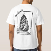 面白い自動車愛好家のグラフィックTシャツ - ギアを落とせ Tシャツ (裏面)