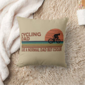 面白い自転車好きなパパの名言 クッション (ブランケット)