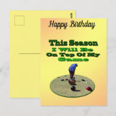 面白い芝生のボウラー、ポストカード ポストカード (正面/裏面)