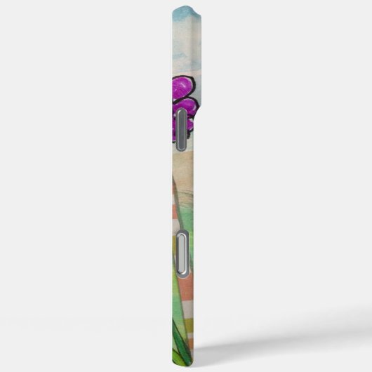 面白い花と茎 Case-Mate iPhoneケース (裏面 / 右)