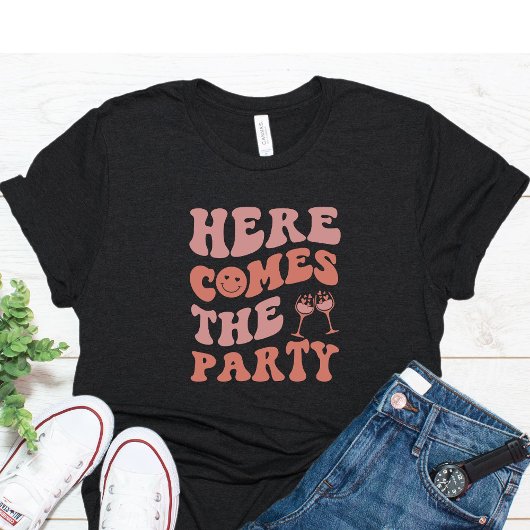 面白い花嫁の友達のためのTシャツ Tシャツ