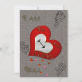 面白い落ち込み発表 案内状 (正面)