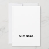 面白い落ち込み発表 案内状 (裏面)