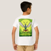 🦟 面白い蚊の子供のユーモアギフト ✨ Tシャツ (裏面フル)