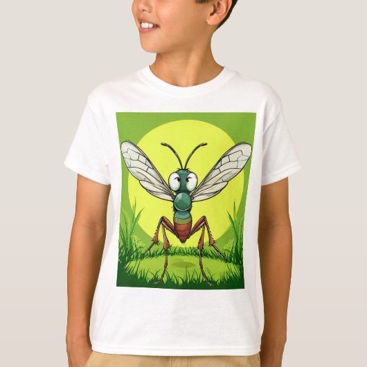 🦟 面白い蚊の子供のユーモアギフト ✨ Tシャツ (正面)