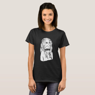 面白い表情の似顔絵スケッチTシャツ Tシャツ