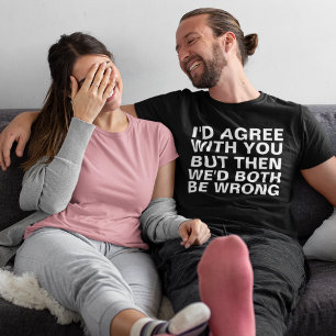 面白い言い争い Tシャツ