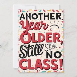 面白い誕生日カード 招待状