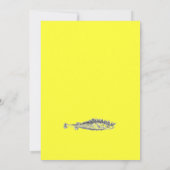 面白い誕生日パーティー 招待状 (裏面)