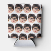 面白い誕生日 面白い写真 オーダーメイド写真ギフト 缶クーラー (正面)
