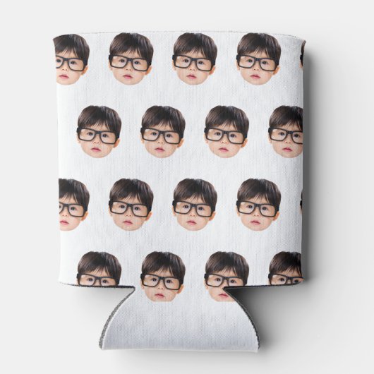 面白い誕生日 面白い写真 オーダーメイド写真ギフト 缶クーラー (裏面)