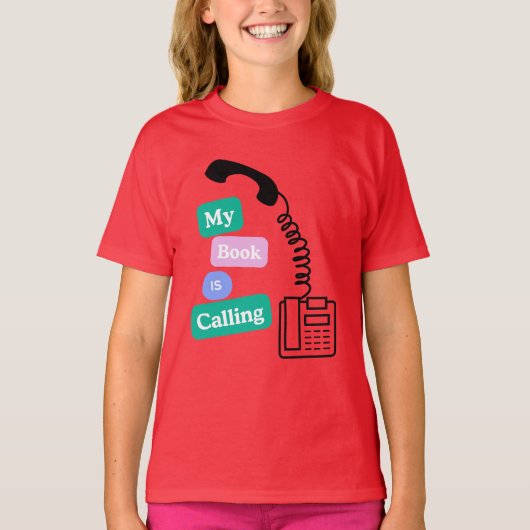 面白い読書好きの引用 Tシャツ (正面)