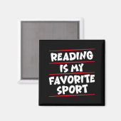 面白い読書家の引用 読書 ライブラリ モチベーション マグネット (正面/裏面)