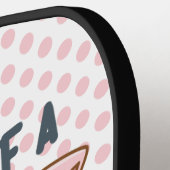 面白い豚のジョーク ピックルボールラケット (左詳細)