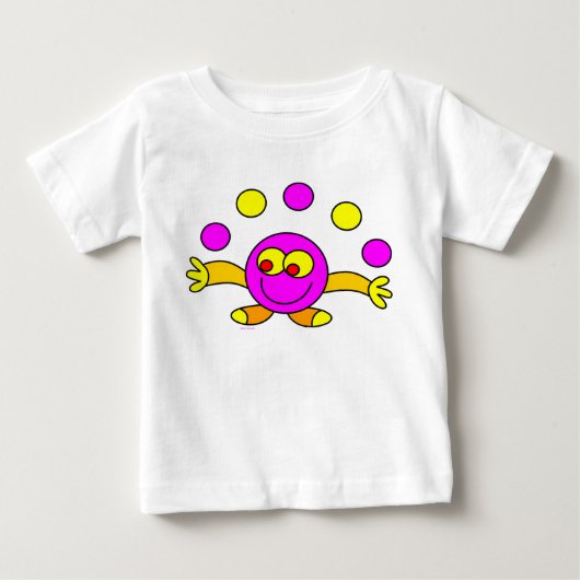 面白い赤ちゃんのTシャツ ベビーTシャツ (正面)