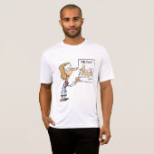 面白い足の解剖学を教える医者 Tシャツ (正面フル)