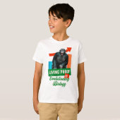 面白い進化生物学チンパンジーハumor tシャツ (正面フル)