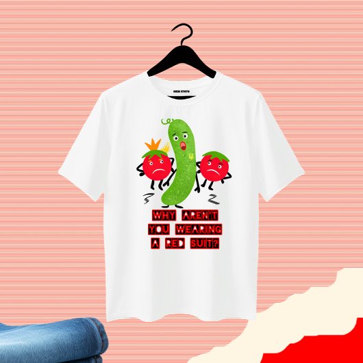 面白い野菜Tシャツ Tシャツ